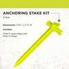 Slot Lock 9 Inch Multi-Purpose Anchoring Stake Kit, for Use