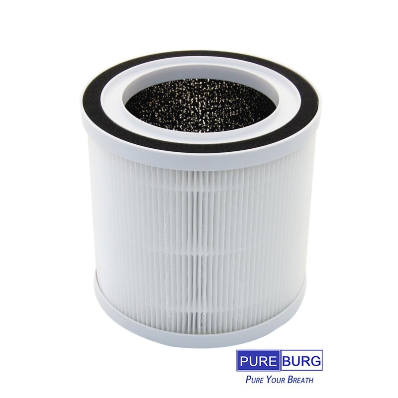 PUREBURG 2-Pack Replacement HEPA Filters Compatible with TCL BREEVA A1/A1W