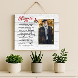 LUERHUI Memorial Cardinal Gifts Picture Frame for Loss of One, Sympathy Gifts, Remember Me Wooden Picture Frames