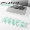 Surmen Keyboard Surmen V300 Light Green White Retro Version Wired