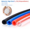 VerRich Pneumatic Tubing Pipe Pu Hose,Blue 10mm OD x 6.5mm