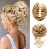 Claw Clip Messy Bun Hair Piece, Hair Buns Wavy Curly
