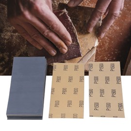 90 Hojas de de Lija en Seco Húmedo, Grano 400 a 3000, Surtido de Hojas de de Lija en Seco Húmedo para Pulido de Madera Y Metal, Lijado Automotriz