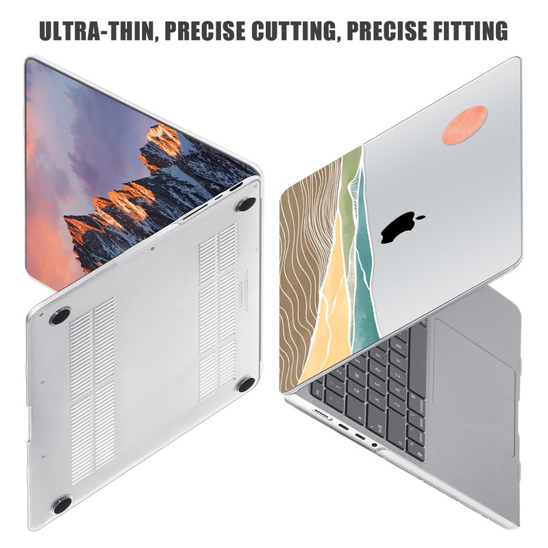YSCLBAHUK Compatible with MacBook Pro 14 inch Case 2024-2021 Release