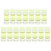 HARFINGTON 15pcs Small Cylindrical Bubble Level Vials 4.5x12mm PMMA Mini