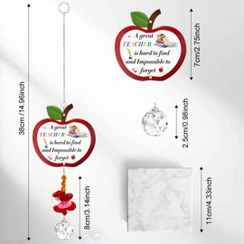 Teacher Gifts,Teacher Gifts for Women,Thank You Teacher Gifts,Teacher Gifts for Men,Gifts for Teachers,Nursery Teacher Gifts,Acrylic Crystal Suncatcher,Teacher (teacher1)