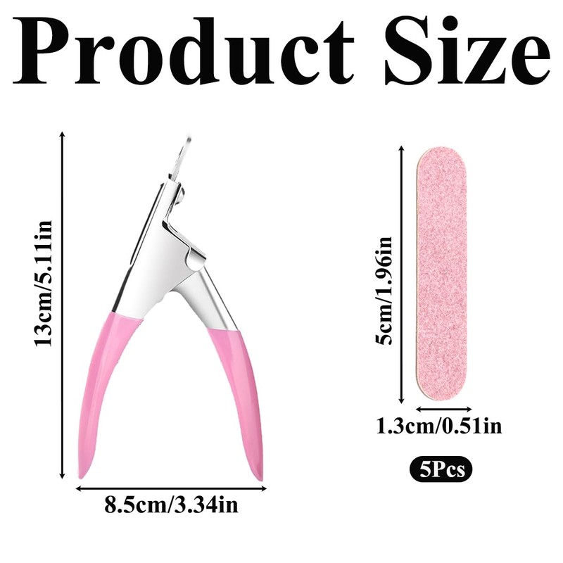 Stainless Steel Nail Clippers Tip Cutters Nail Tip Cutter Precise