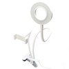 GoodsLand [2 Color] Smartphone Flexible Arm Clip Holder USB Powered LED Ring Light [3.7 inch - 6.0 inch] GD-NIKOSUTA