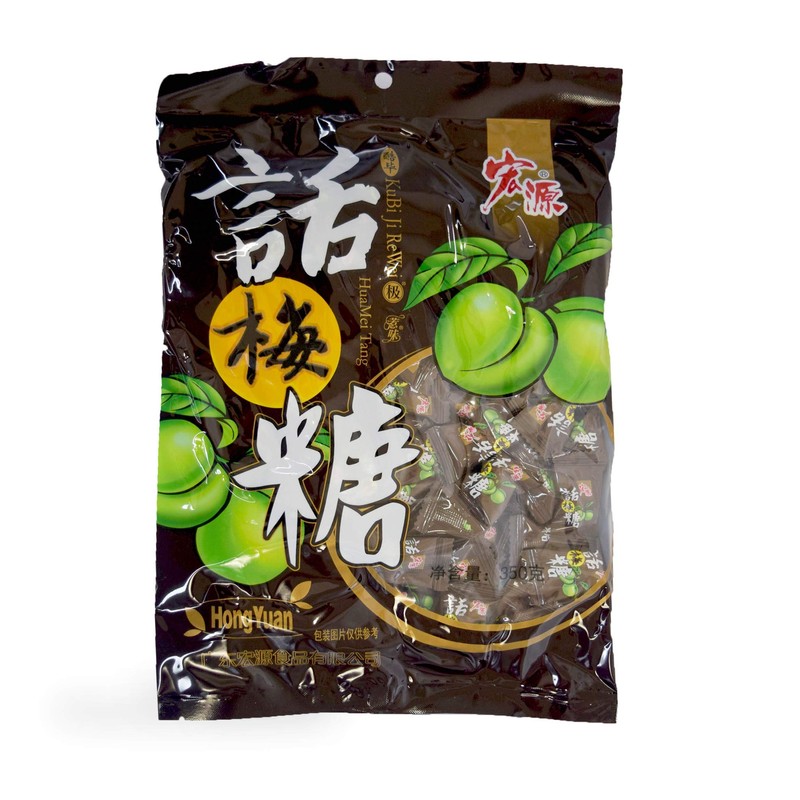 Hongyuan Fruit Candy 宏源 水果糖 350g (Dried Plum Candy话梅糖, pack