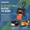 CargoBuckle G3 Bolt On Retractable Ratchet Straps Heavy Duty, 3,500