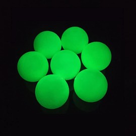 zalati Glow in the Dark Golf Balls 12 Pieces Glow Golf Balls Solar Sunlight Absorption for Reuse with Light, No LED