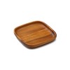 スワンソン商事 木製食器 皿 プレート アカシア 角 S 木製の温かみ 食卓に馴染むおしゃれなデザイン CA-207