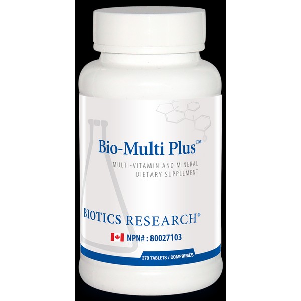 Biotics Research Bio Multi Plus 270 Tablets