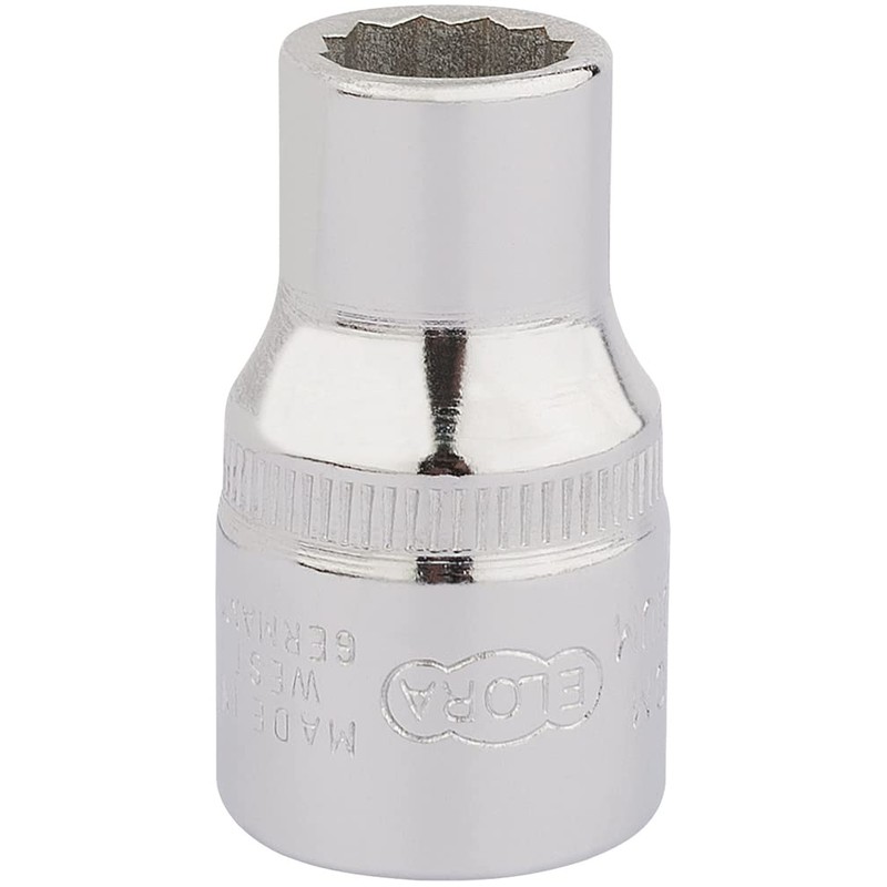 Draper 24343 Elora Bi-Hexagon Socket, 1/2" Square Drive, 7/16" AF,