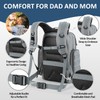 MIRACOL Outdoor Military Diaper Backpack: Dad-Approved Baby Bag with Insulated