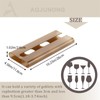 AQJUNONG 2Pack Wine Glass Rack, Punch-free Stemware Rack for Kitchen