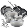 Rachael Ray 15 Piece Hard Enamel Nonstick Pots and Pans