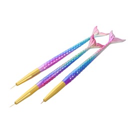 Healvian 3pcs Nail Art Brush Detailing Tools for Nail Painting Dual-tipped Dotting Pens for Intricate Designs and Creative Expression for Manicure