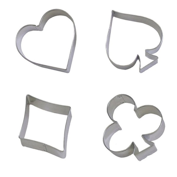 Lchen Cake Cookie Cutter Decorating Diamonds Spade Club Heart Stainless Steel Bakeware Tools
