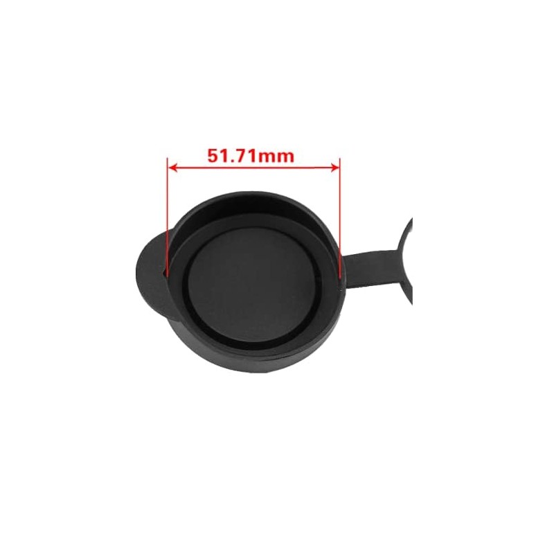 10x42 Rubber Lens Caps for Binoculars + Rainguard,Objective Optics Protection