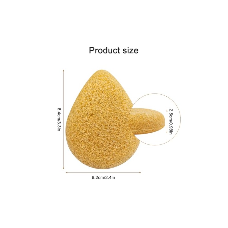 SourceTon Esponja Facial Natural De Konjac (Paquete De 4) |