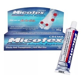 Micotex Crema Antihongos 40g – Tratamiento Efectivo para Pie de Atleta y Micosis