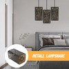Glomora Tree Shadow Lamp Shade - Hollow Metal Lampshade for
