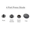 Trimming Shop 50 Set Snap Fasteners Press Studs Heavy Duty