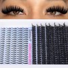 False Eyelashes Clusters 100D Eyelash Clusters Individual Eyelash Extension