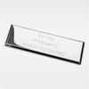 THINGS REMEMBERED Engraved Silver Rectangle Plate- 3" Long by 1"