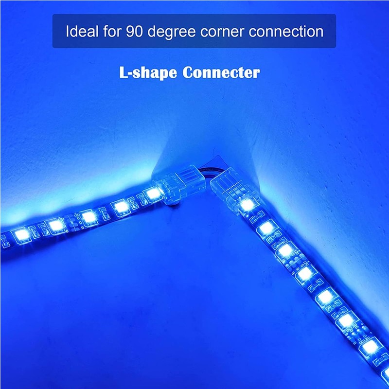 Amefil LED Strip Angle Connector 3 Pin for LED Strip