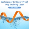 Robust and weatherproof training lead for dogs practical and (orange,
