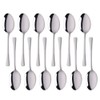 SUNSENGEUR 12-Piece Stainless Steel Dinner Spoons, Stainless Steel Dinner Spoons