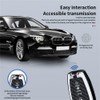 SANRILY Carbon Fiber Pattern 4 Button Smart Key Fob Cover
