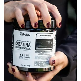 Padn Nutrition Creatina Monohidratada Polvo 300g Sabor Sin sabor
