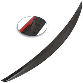 ALEGE Spoiler Wing Fit for Nissan Maxima 2016-2022 Rear Trunk Spoiler Wing Carbon Fiber Glossy Black