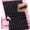 Mega Bold Lash Clusters Kit 14-24mm D-curved Cluster Eyelash Extensions