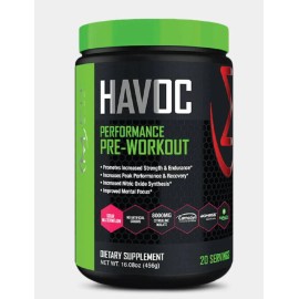 MFIT Supps Havoc Pre-Workout SOUR WATERMELON 20 Servings