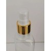 Meliars Botella Pet Oval 125 Ml Con Atomizador Dorado (10