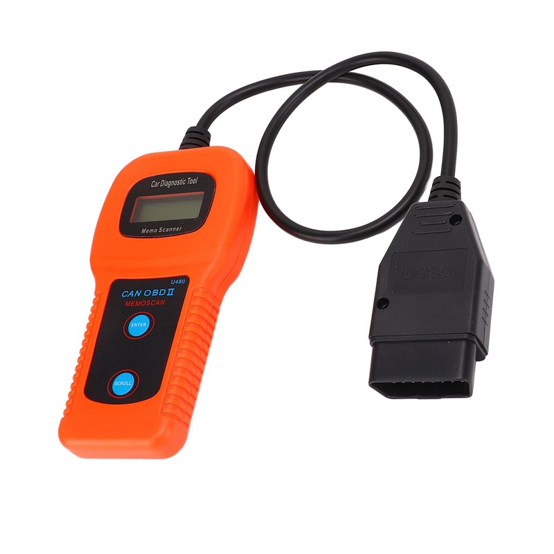 OBDII Scanner Tool, U480 Car OBD2 Diagnostic Scanner LCD Display
