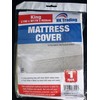 King Size Vinyl Plastic Fitted Mattress Bed Cover Sheet Protector