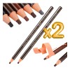 2 Lápiz Para Diseño Y Delineado De Cejas Microblading 2pz