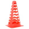 vidaXL Football Cones - 6 pcs Stackable Orange - Soccer