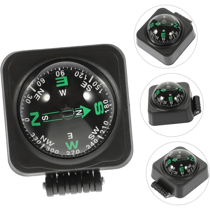 Outdoor Car Compass Compass Ball Adjustable Car Direction Decoration Boat