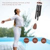 Wind Chimes, 65 cm Aluminium Wind Chimes, 6 Metal Tubes,