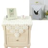 Bedside Table Cloth Multifunctional Dustproof Waterproof Scratchproof Nightstand End Table
