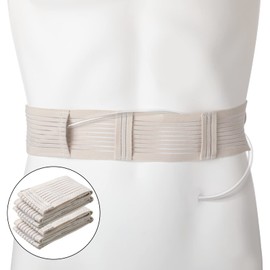 Peritoneal Dialysis Belt 2 Pieces Breathable Peg Tube Holder Stretch Peritoneal Catheter Belt Elastic PD Belt G Tube Belt Drainage Abdominal Fixation Medical Nursing Supplies for Patients, 35-55 Inch