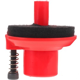 BIUDECO Set Drum Kit Accessories Hat Felt Stand Drum Felt Pads Felt Cymbal Sleeves Durable Felt Pads for Drum Cymbal Replacement Accessories High Hat Felt Cloth Clutch Red Pedal