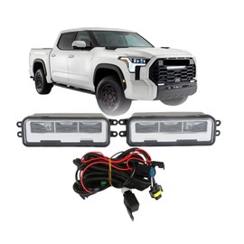 Silscvtt 1 Pair Front Bumper Fog Lights Assembly Replacement for Toyota Tundra 2022-2024 Left and Right Side 81210-0C050