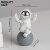 Cute Small Astronaut Figurines,Spaceman Statue Decor for Living Room Bedroom